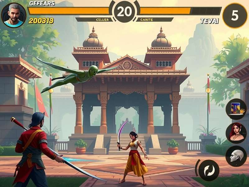 Saraswati S Swift Strike gameplay screenshot showing combat interface
