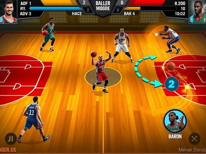 Advanced Baller Legends Strategy Baller Legends strategic gameplay showing player positioning