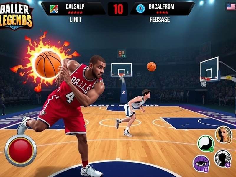 Baller Legends Tournament Competition Baller Legends tournament mode interface showing bracket competition