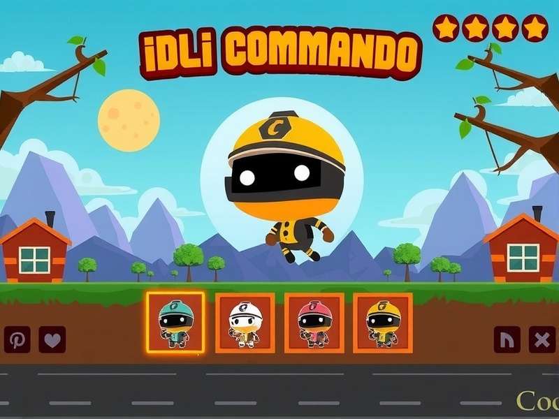 Idli Commando Main Game Interface Idli Commando Game Main Screen