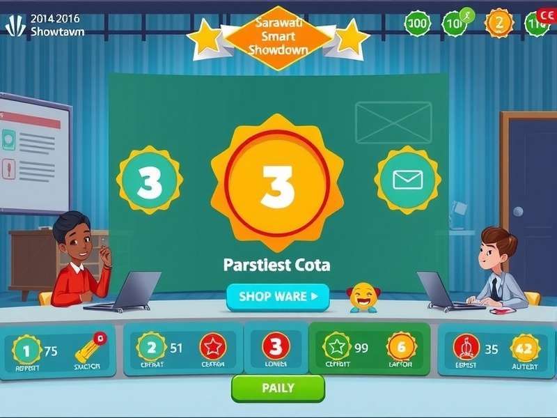 Saraswati Smart Showdown Game Interface Saraswati Smart Showdown gameplay interface