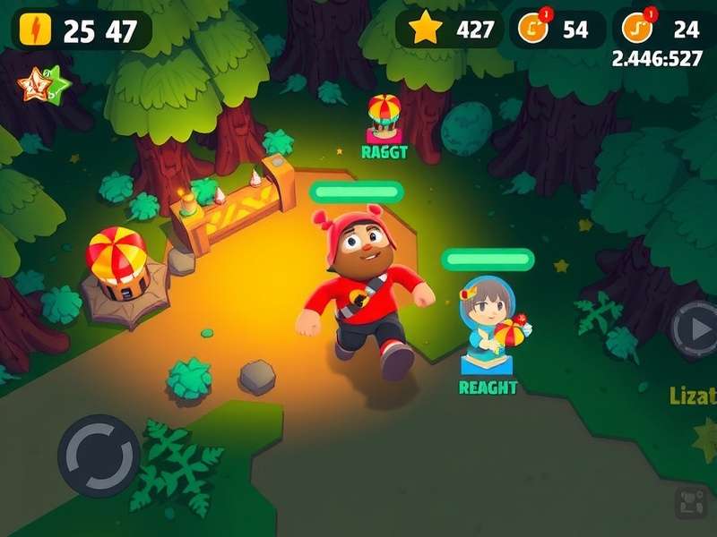 Hot Adventure Sprint gameplay screenshot showing character running through forest