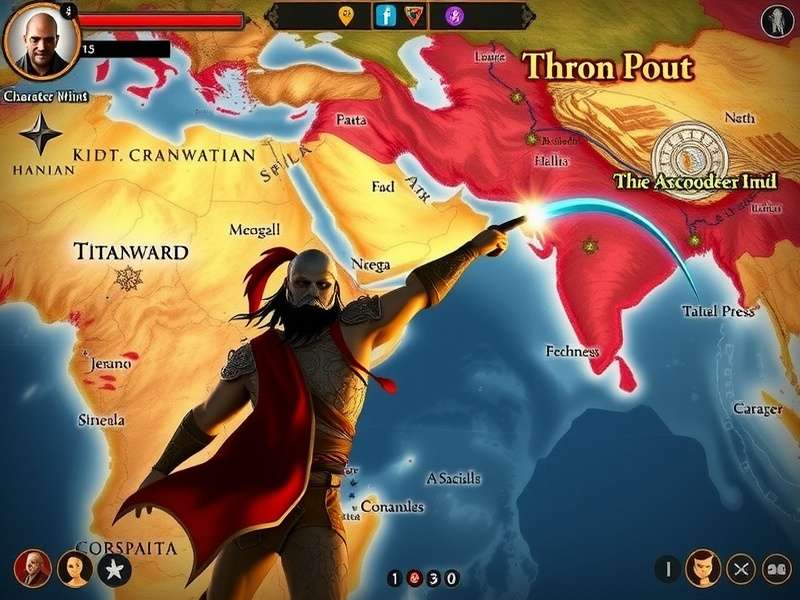 Titan Crusader India - Epic Combat Scene Titan Crusader India gameplay screenshot showing character combat