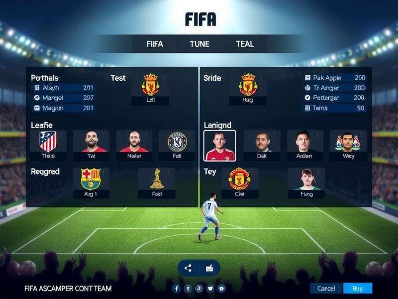 Team Management in FIFA Manager Wizard Emperor FIFA Manager Wizard Emperor team management screen