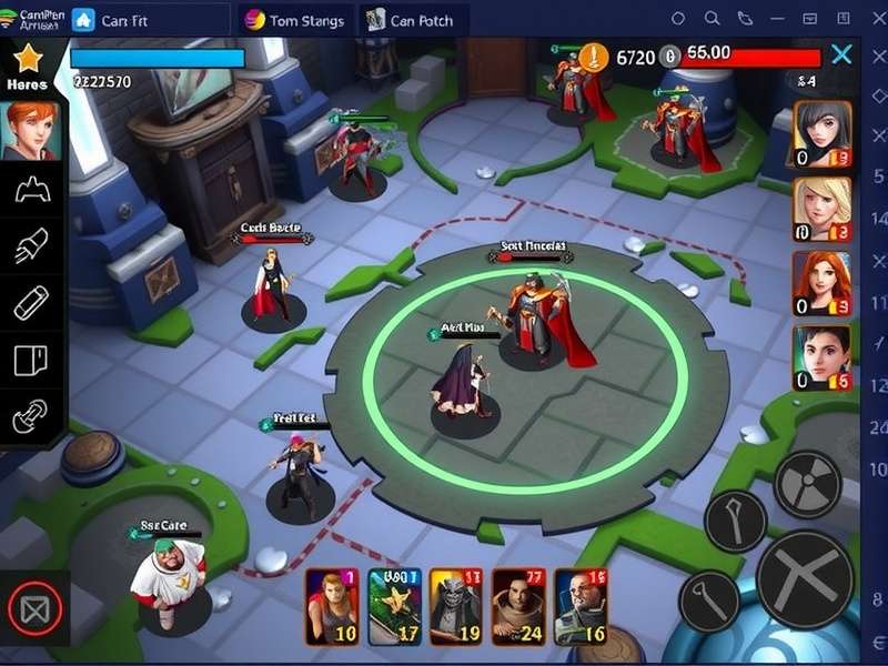 Champion Arena Character Roster Champion Arena character selection screen showing diverse heroes