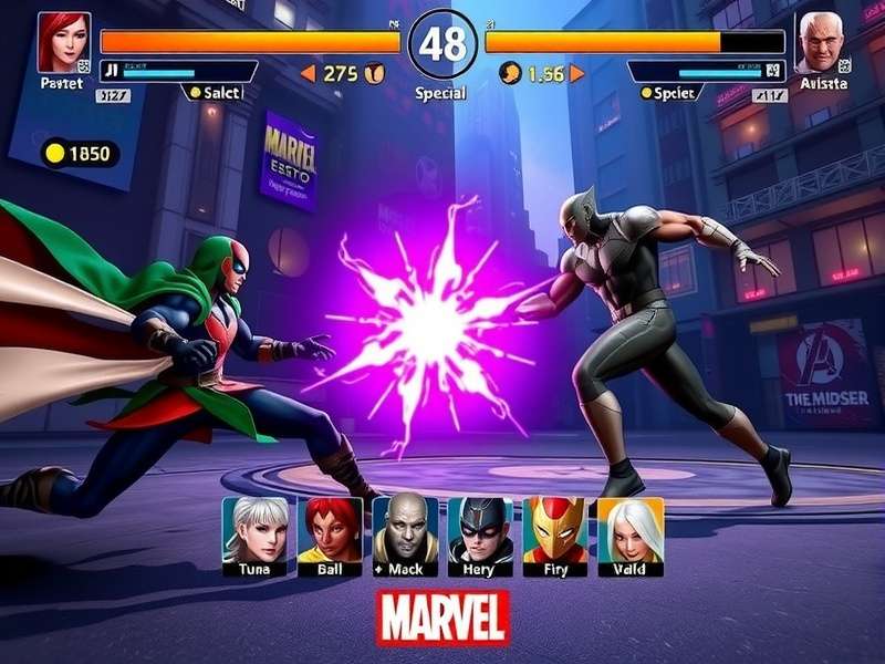 Marvel Mace Maestro Character Roster Marvel Mace Maestro character selection screen