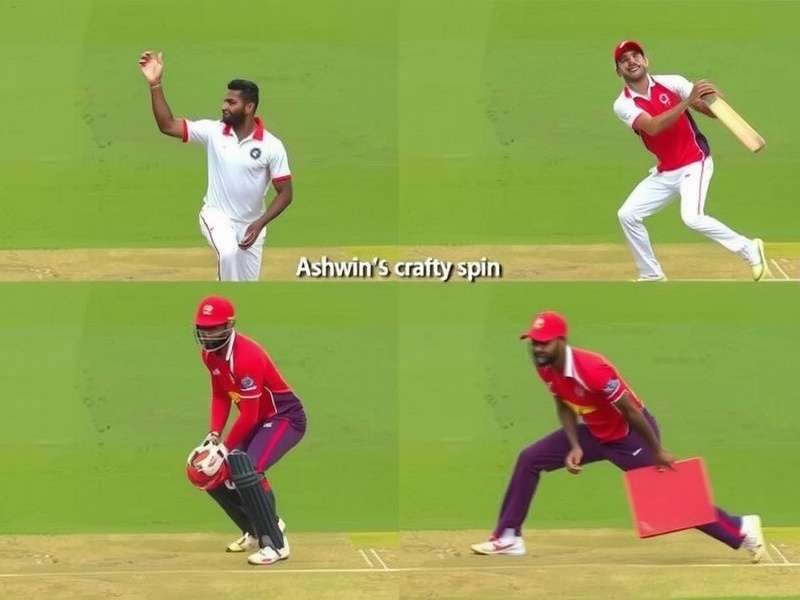 Ashwin S Crafty Spin Bowling Technique Ashwin S Crafty Spin bowling action demonstration