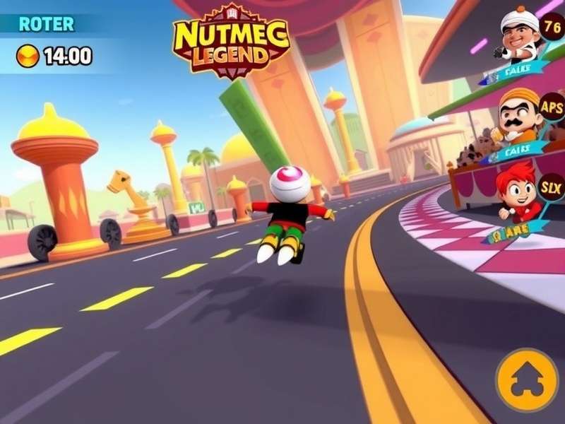 Nutmeg Dash Legend character selection screen showing diverse roster of racers
