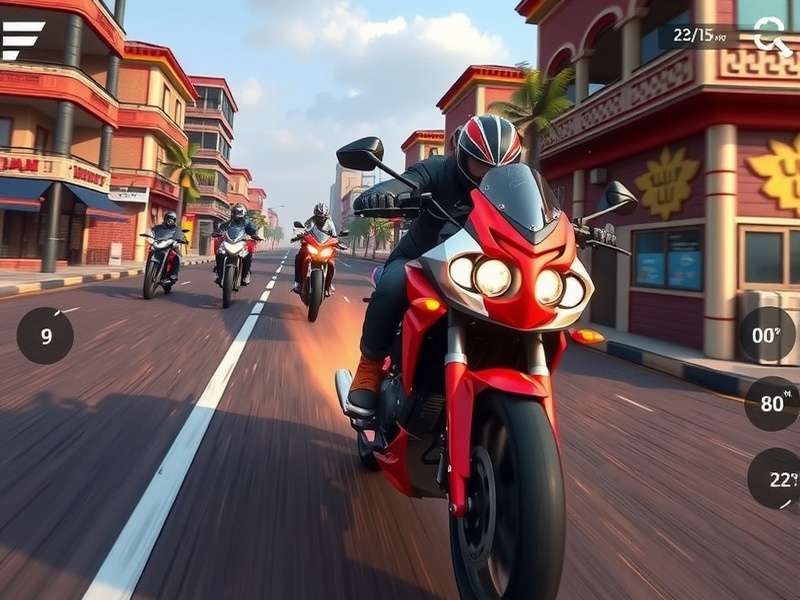 Indian Storm Riders multiplayer racing competition