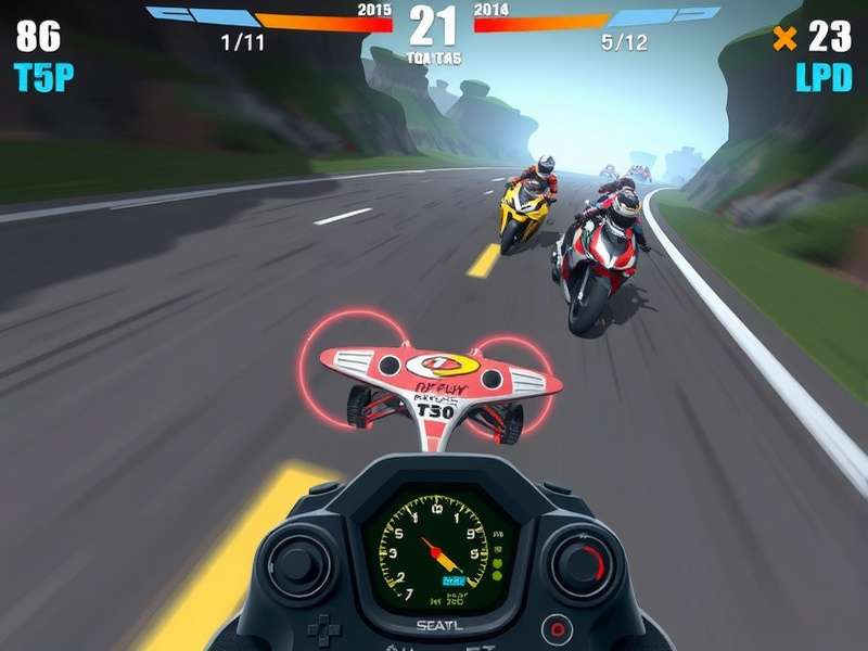 Zip Fury Showdown Gameplay Action Zip Fury Showdown gameplay screenshot showing intense racing action