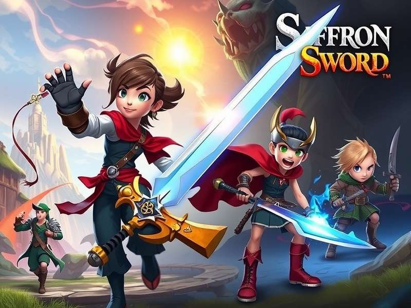 Saffron Sword - Character Roster Saffron Sword character lineup showing main heroes and villains