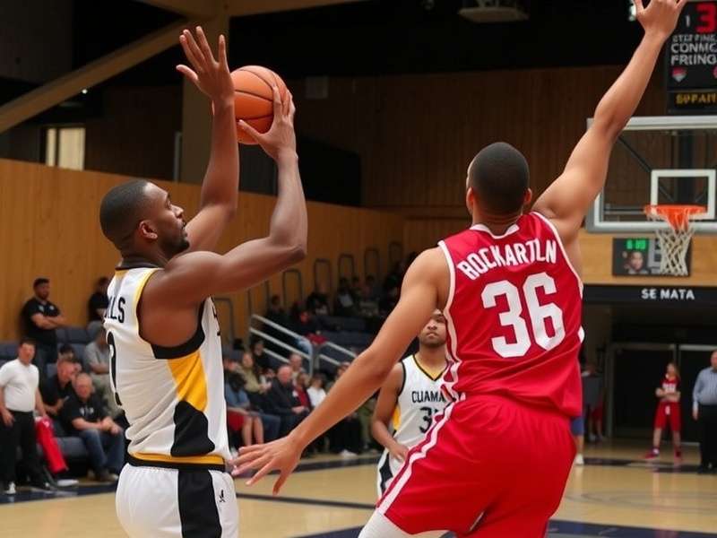 Court Conquerors Game Action Court Conquerors basketball game in action