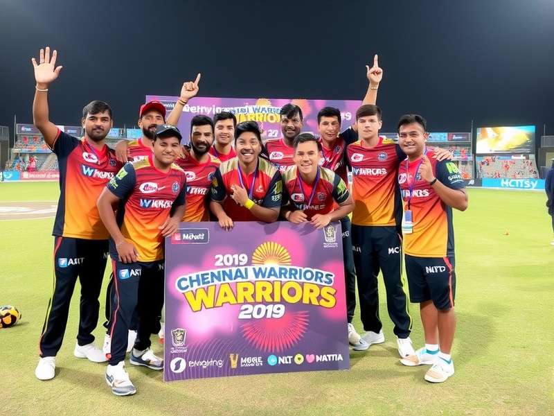 Chennai Warriors Founding Members Chennai Warriors early team photo from 2019