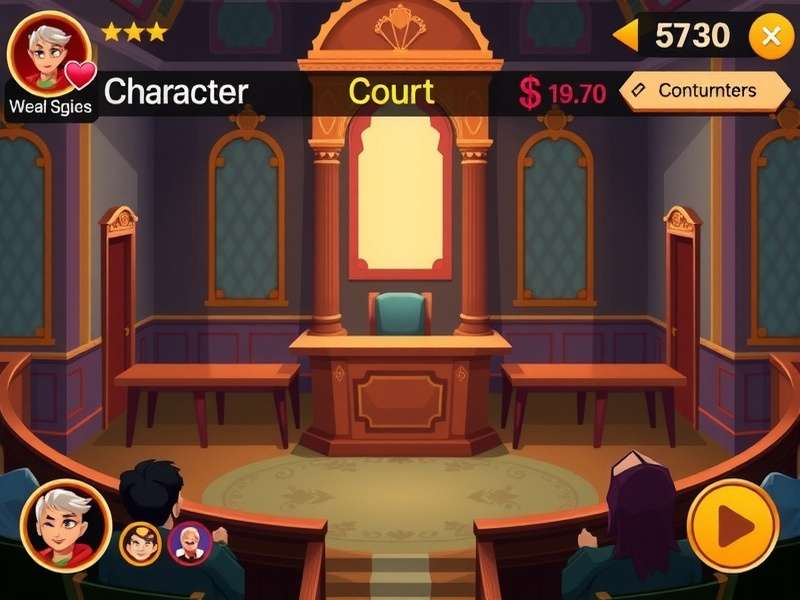 Varanasi Court Hero gameplay screenshot showing courtroom scene