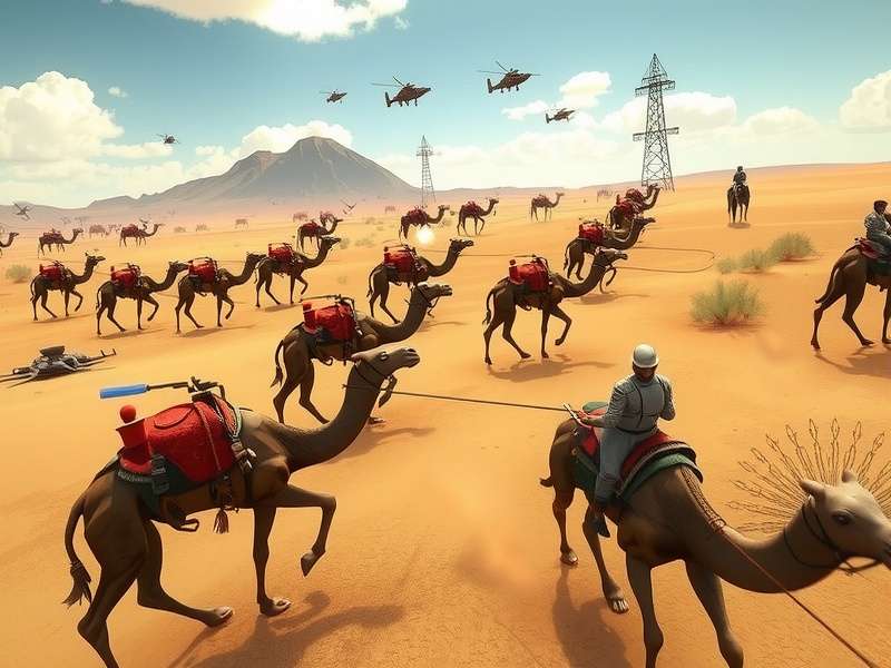 Camel S Ruthless Assault Battle Formation Camel S Ruthless Assault gameplay screenshot showing camel units in battle formation