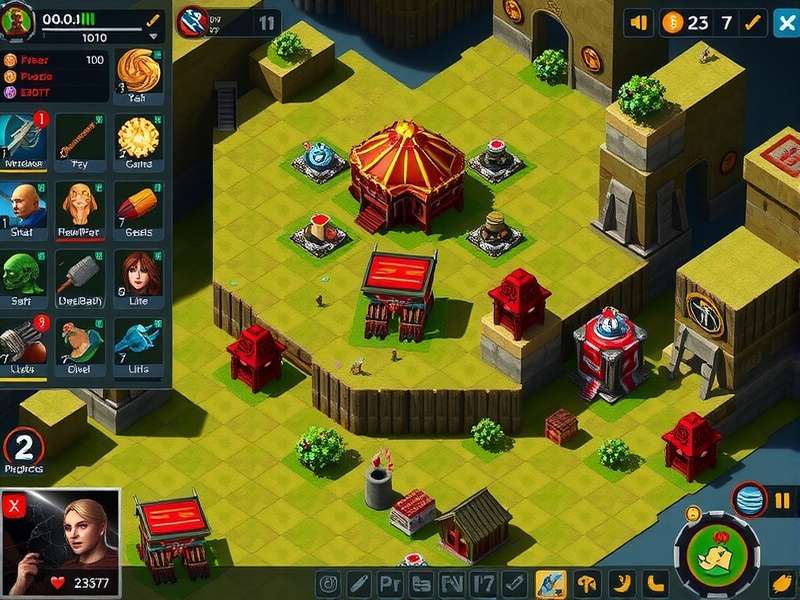 Predator Siege Secret Base Combat System Predator Siege Secret Base combat interface showing unit formations and battle commands