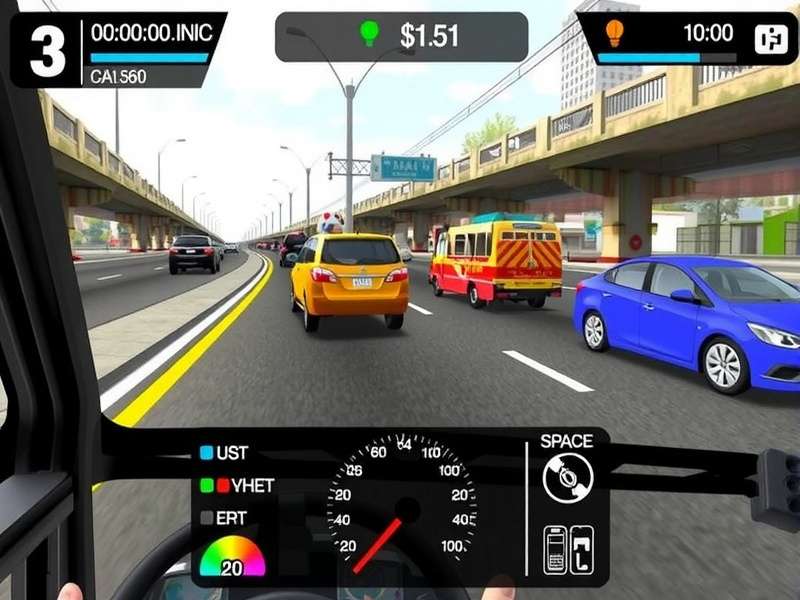 Nagpur Rush Hour Gameplay Nagpur Rush Hour gameplay screenshot showing traffic navigation