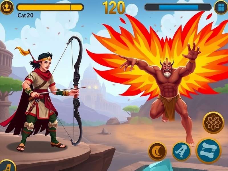 Archero Glory India Quest Gameplay Archero Glory India Quest gameplay screenshot showing character in action