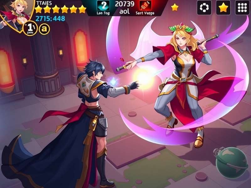 Saffron Blitz Vanguard Dynamic Gameplay Saffron Blitz Vanguard gameplay screenshot showing character combat