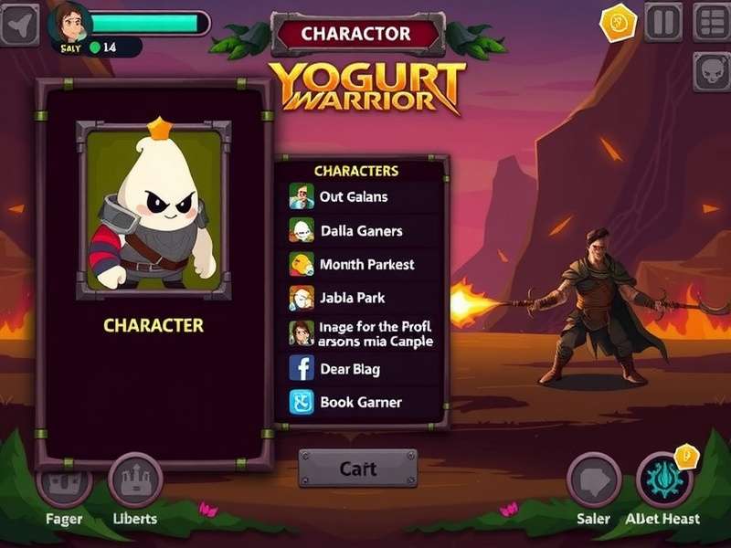 Yogurt Warrior gameplay combat scene