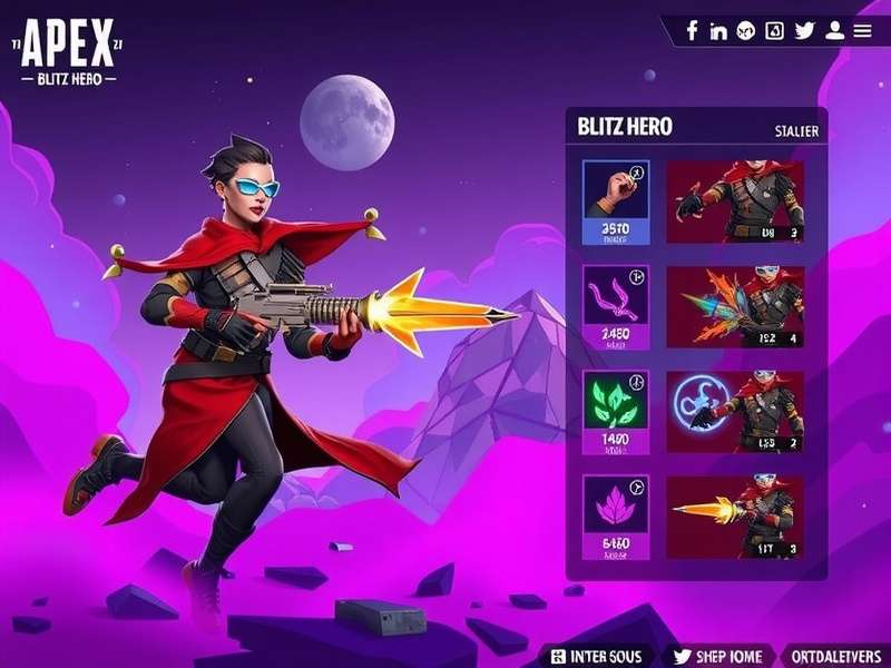 Apex Blitz Hero Intense Gameplay Apex Blitz Hero gameplay screenshot showing battle royale action