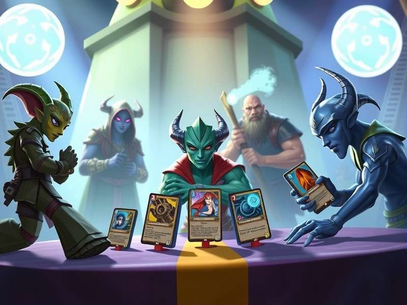 Competitive Surat Duel Masters Tournament Surat Duel Masters tournament scene with players competing