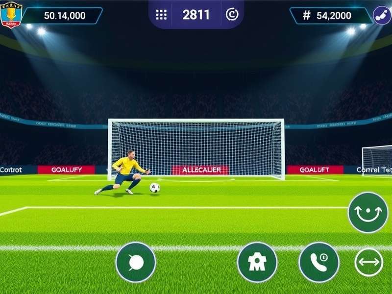 Pro Goalkeeper Wizard Gameplay Pro Goalkeeper Wizard gameplay screenshot showing goalkeeper in action