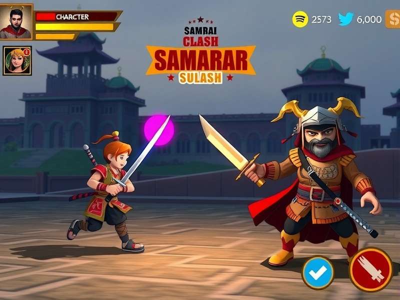 Samurai Clash Punjab Gameplay Samurai Clash Punjab gameplay screenshot showing character combat