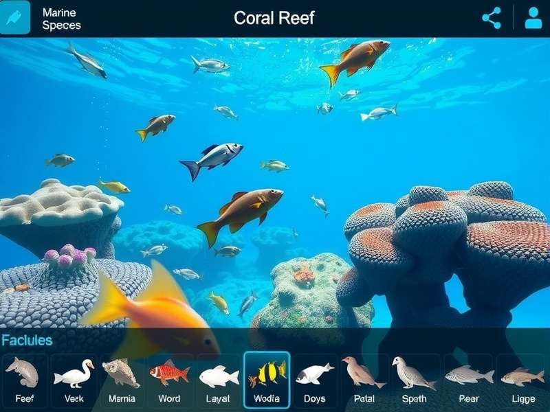 Marine species catalog in Marine Life Quest