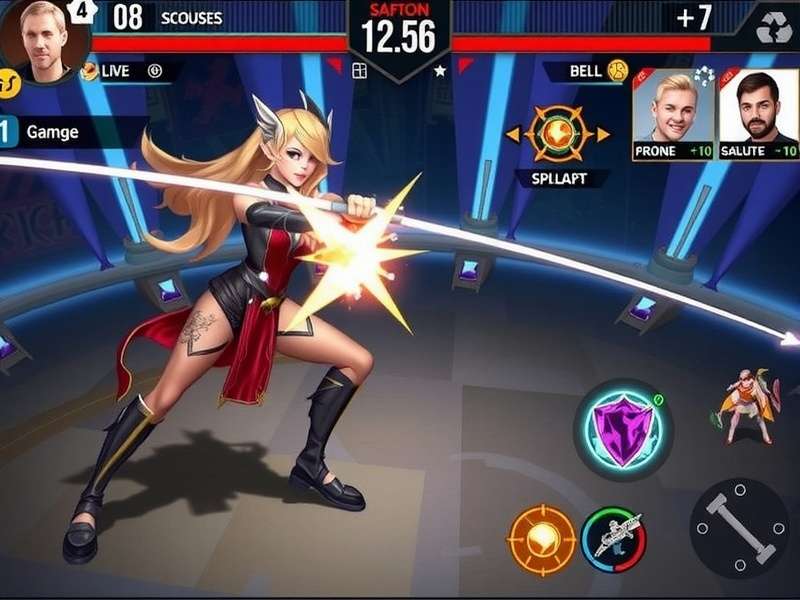 Advanced Combat Interface of Saffron Blitz Vanguard Saffron Blitz Vanguard combat interface and controls