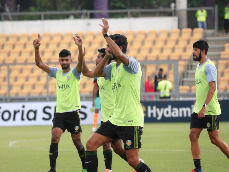 Pritam Kotal defensive training session Pritam Kotal demonstrating defensive technique during training