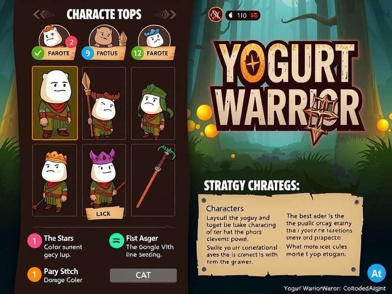 Yogurt Warrior strategy guide infographic