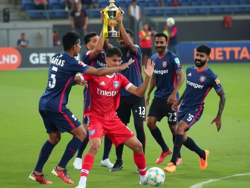 Pritam Kotal defensive action Pritam Kotal in action during an ISL match