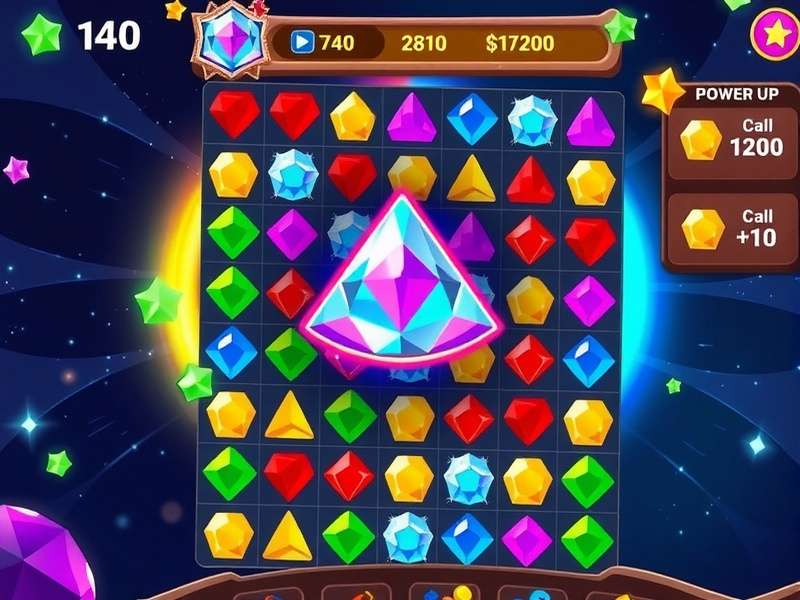 Diamond Chase Star Colorful Gameplay Diamond Chase Star gameplay screenshot showing colorful puzzle elements