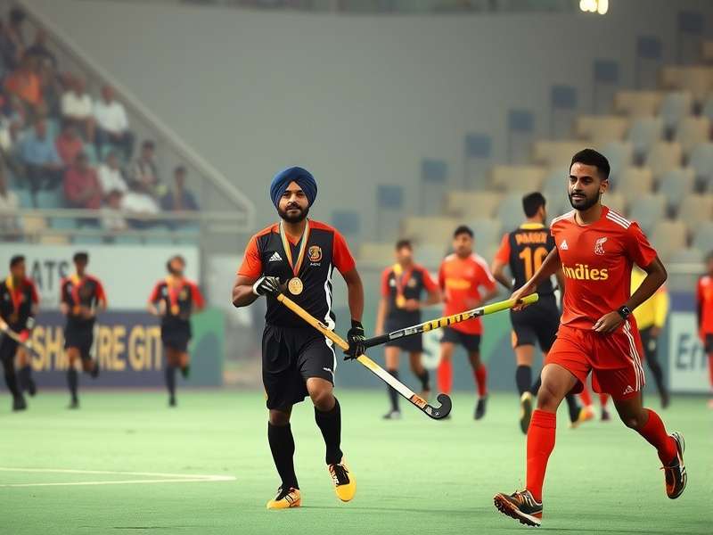 Historical Indian hockey team celebration