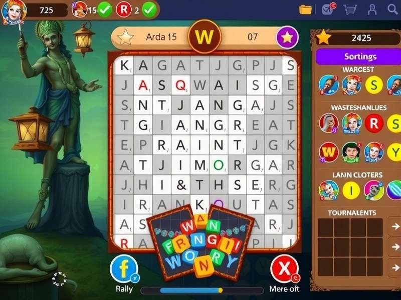 Social Features in Durga Word Puzzle Frenzy Durga Word Puzzle Frenzy social features and multiplayer options
