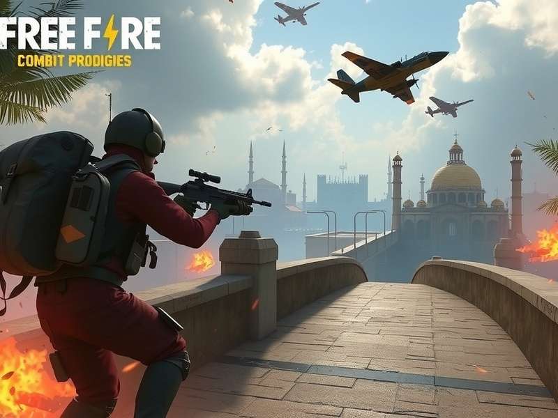 Intense Free Fire Combat Prodigies battle scene Free Fire Combat Prodigies gameplay action