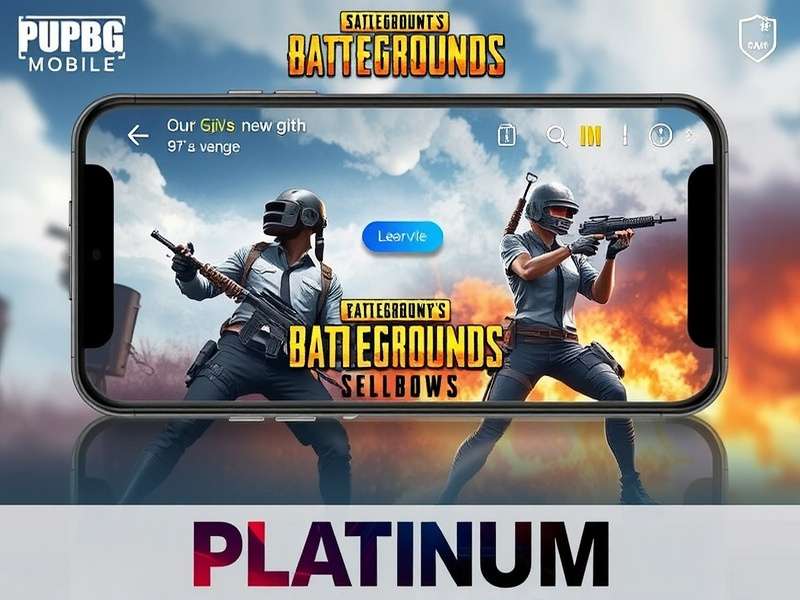 Competitive PUBG Mobile Platinum Tier Match PUBG Mobile Platinum Tier gameplay showcasing competitive battle