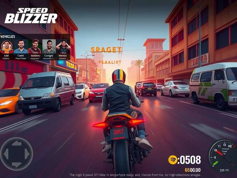 Speed Blitzer - Deep Customization System Speed Blitzer vehicle customization interface
