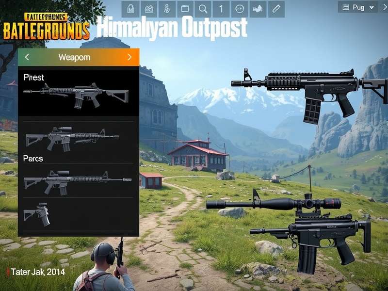 PUBG Indian Warrior X gameplay screenshot showing Indian-themed map
