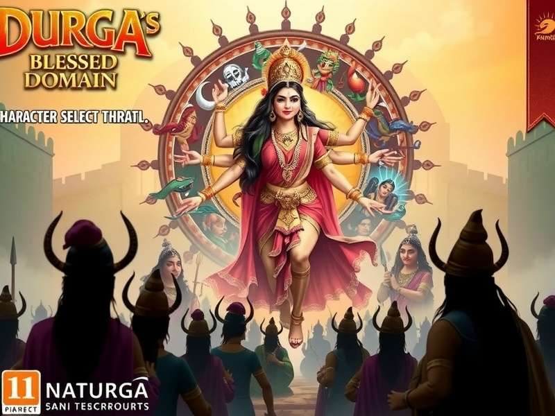 Cosmic Council Scene from Durga S Blessed Domain Story scene showing divine council discussing cosmic threat